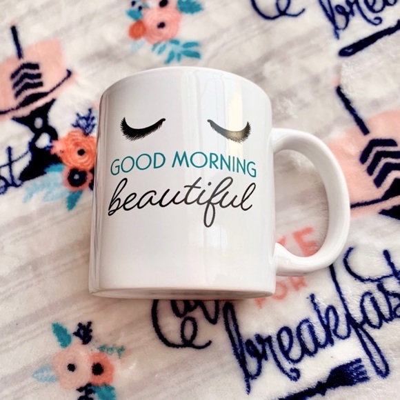 Other - Lashes “Good Morning Beautiful” Mug